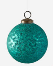 Load image into Gallery viewer, 4&quot; Colored Glass Ornaments, Assorted