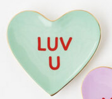 Load image into Gallery viewer, Conversation Candy Heart Dishes