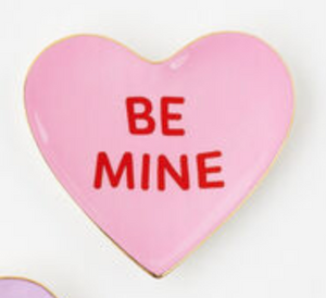 Conversation Candy Heart Dishes