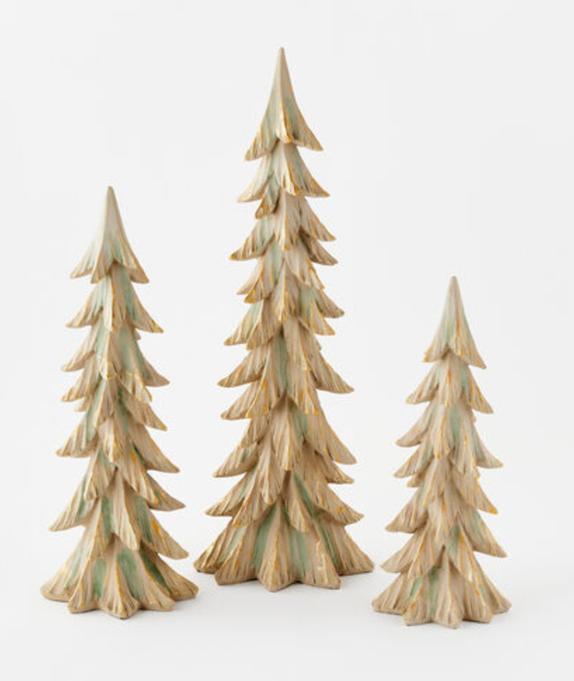 Gold Resin Trees