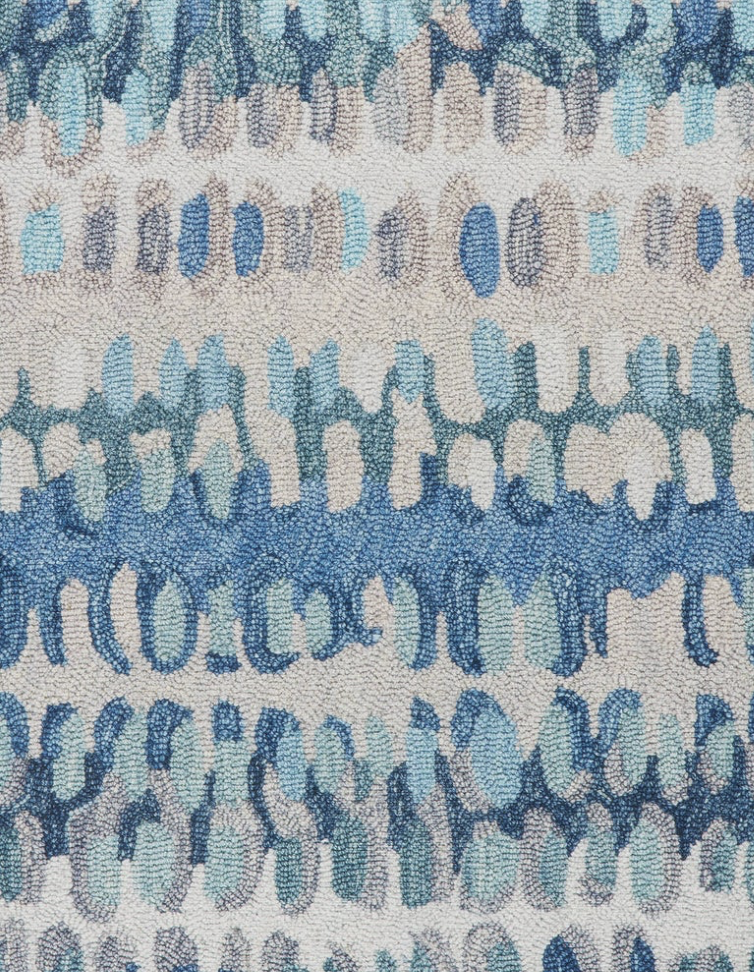 Paint Chip Blue - Washable Rug